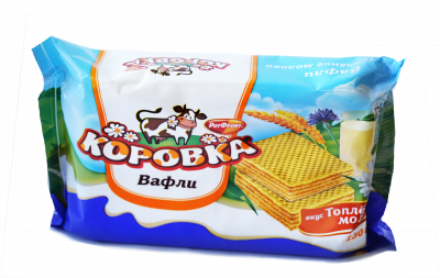 Вафли Коровка топленое молоко 150г