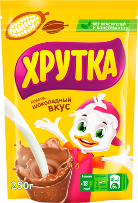 Какао-напиток быстрорастворимый Хрутка пак 250г