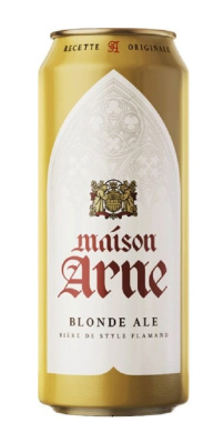 Пиво светлое Мейзон Арне Блонд Эль 0,43л 6,6% ж/б
