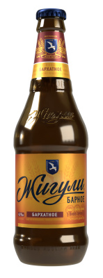 Пиво темное Жигули Барное Бархатное 0,45л 4,5% ст/б