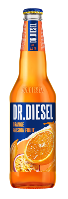 Напиток пивной н/ф Доктор Дизель Апельсин/Маракуйя 0,4л 5% ст/б