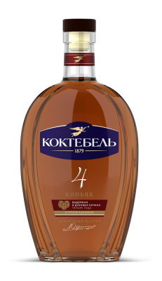 Коньяк Коктебель 4 года 0,5л 40%