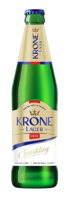 Пиво светлое Крон Лагер Бьер 0,45л 4,7% ст/б