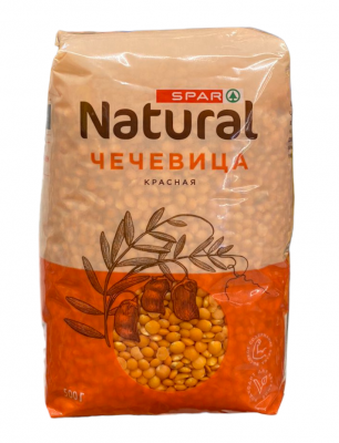Чечевица красная SPAR Natural 500г