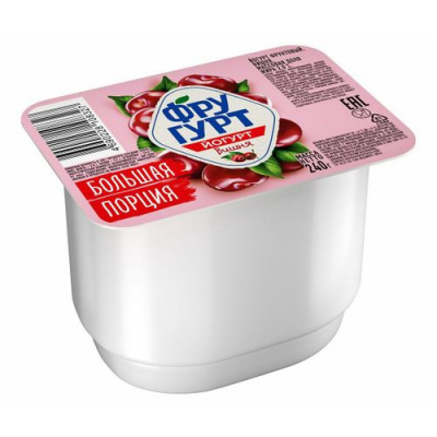 Йогурт Фругурт Вишня 2,0% 240г БЗМЖ