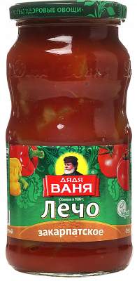 Лечо закарпатское Дядя Ваня 460г ст/б