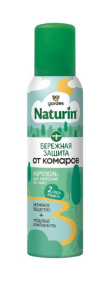 Аэрозоль от комаров Gardex Naturin Береж защ 150мл