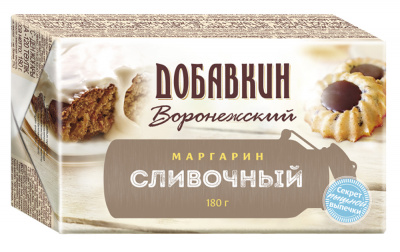 Маргарин сливочный Добавкин Воронежский 60% 180г