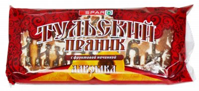 Пряник Тульский SPAR Лакомка с фруктовой начинкой 140г