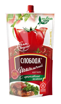 Кетчуп Слобода Шашлычный 300г д/пак