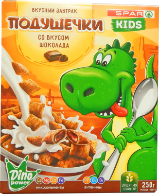 Подушечки SPAR со вкусом шоколада 250г