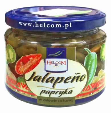 Перец Халапеньо резаный Хелком 290г ст/б