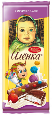 Шоколад Аленка молочный с Веселинками 87г