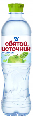 Вода питьевая Святой источник Яблоко негаз 1,5л