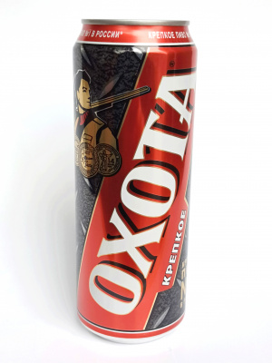 Пиво светлое Охота Крепкое 0,43л 8,1%