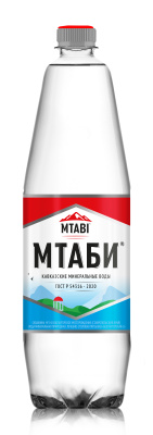 Вода минеральная лечебно-столовая Мтаби 1,25л