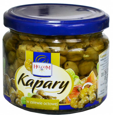 Каперсы маринованные Хелком 200г ст/б