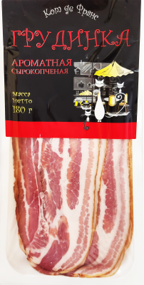 Грудинка с/к Ароматная Кот де Франс нарезка 180г