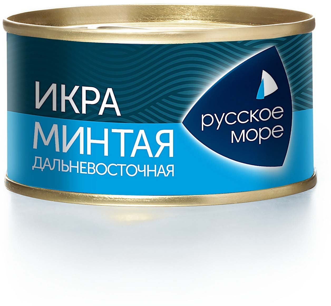 Икра деликатесная люкс минтая Дальневосточная Русское море 130г