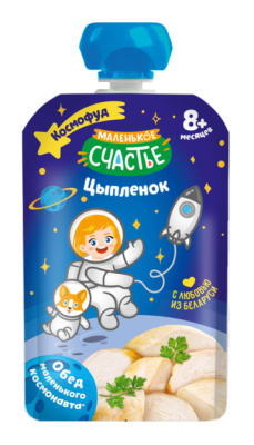 Пюре Маленькое счастье Цыпленок с 6мес 80г д/п
