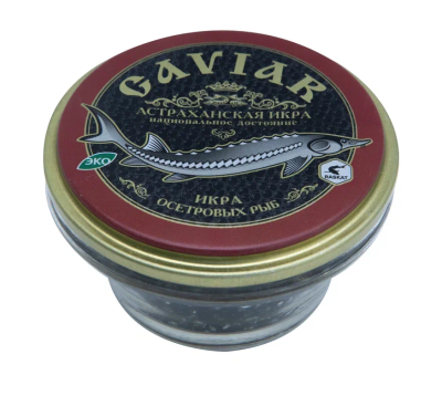 Икра стерляди зернистая Кавиар 100г ст/б