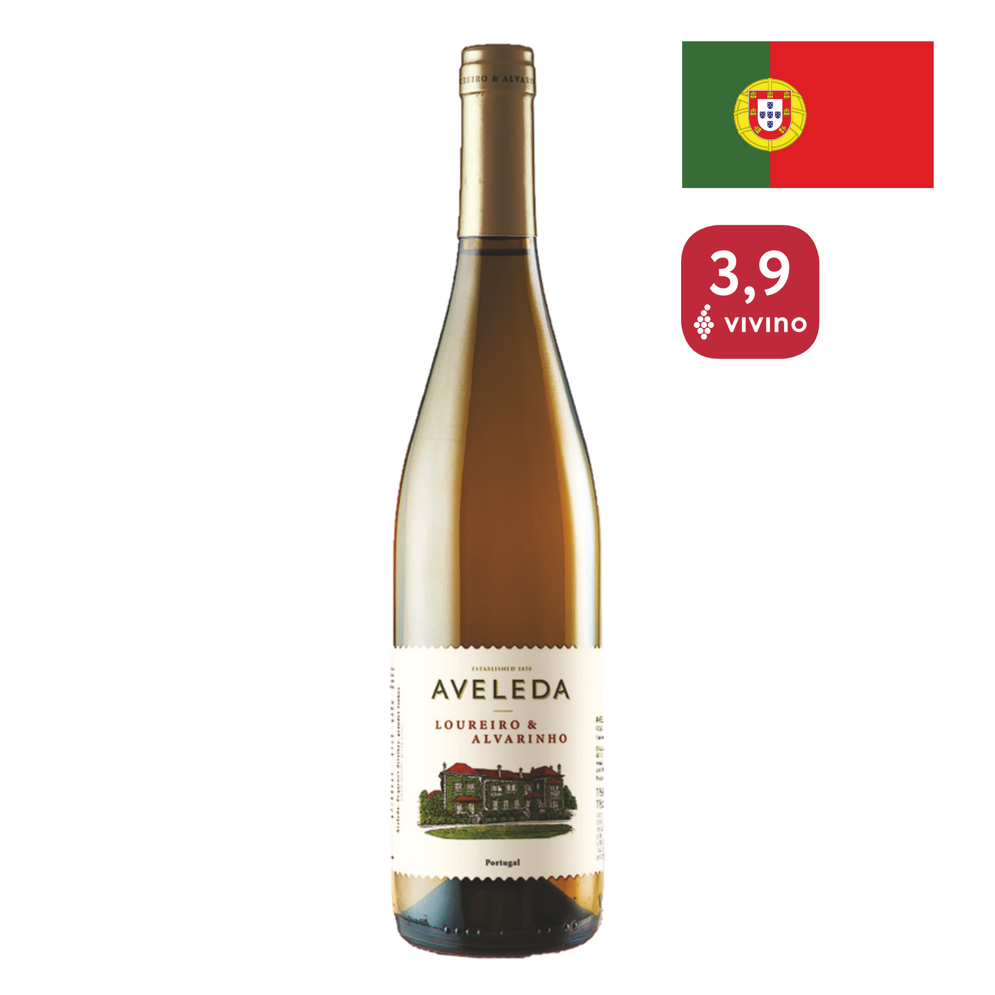 Вино Авеледа  Альбариньо  бел п/сух 0,75л 12,5%