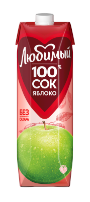 Сок Любимый Яблоко 0,97л