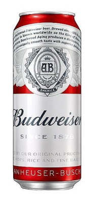 Пиво светлое Будвайзер 0,5л 5% ж/б