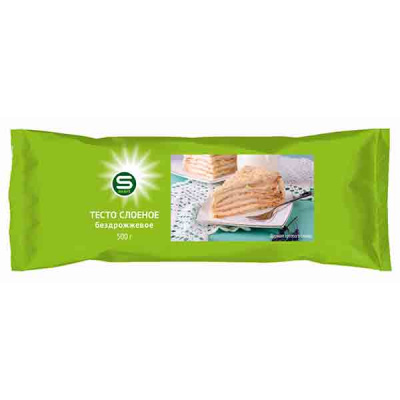 Тесто слоеное бездрожжевое SMART 500г