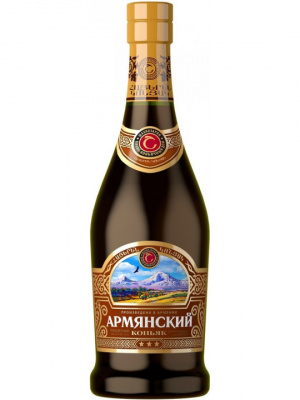 Коньяк Армянский Три Звезды 3 года 0,5л 40% п/у