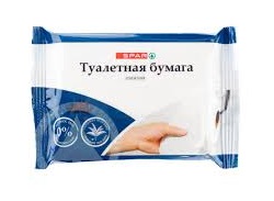 Влажная туалетная бумага SPAR 30шт
