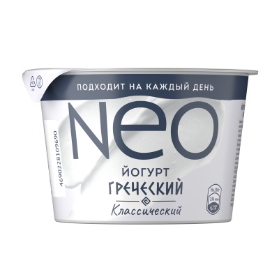 Йогурт Греческий Нео Классический 2% 230г БЗМЖ