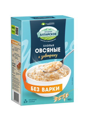 Хлопья овсяные Гудвилл не треб варки 400г
