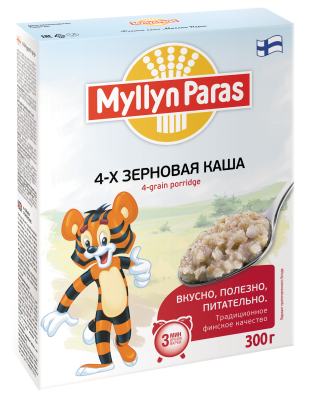 Каша Мюллюн Парас 4-х зерновая 300г