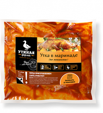 Утка для запекания в маринаде Утиная Ферма зам 1кг
