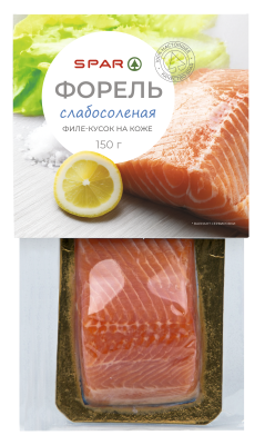 Форель филе-кусок с/с SPAR 150г