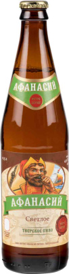 Пиво светлое Афанасий 0,5л 4,9% ст/б