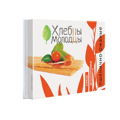 Хлебцы Молодцы пшенично-ржаные 100г