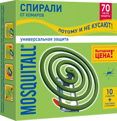 Спираль от комаров Москитол Универсальная защита А10