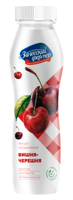 Йогурт питьевой Фермерский вишня-черешня 2,5% 290г БЗМЖ