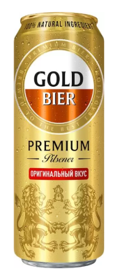 Пиво светлое Голд Премиум Пилсенер 0,43л 4,8% ж/б