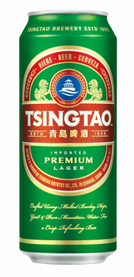 Пиво светлое Циндао Премиум Лагер 0,5л 4,7% ж/б
