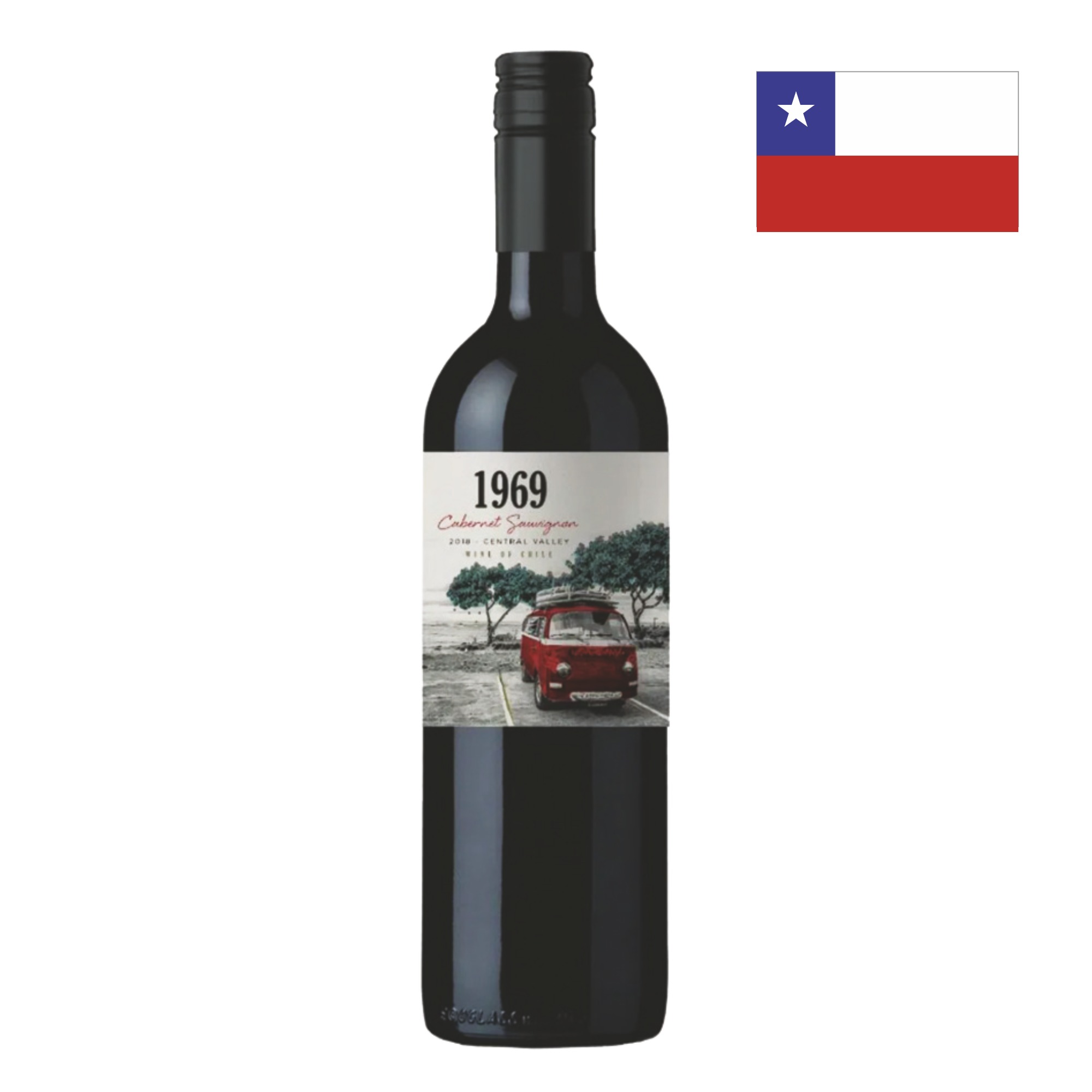 Вино 1969 Каберне Совиньон Валле Централь кр п/сух 0,75л 12%