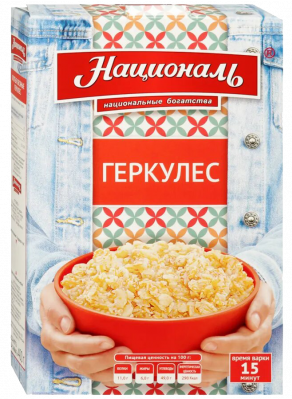 Хлопья овсяные Геркулес Националь 400г