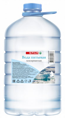 Вода питьевая SPAR негаз 6,5л