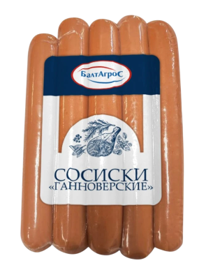 Сосиски Ганноверские БалтАгрос 350г