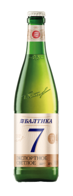 Пиво светлое Балтика №7 Экспорт 0,5л 5,4% ст/б