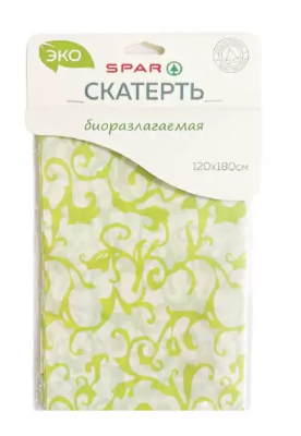 Скатерть SPAR Биоразлагаемая 120*180см