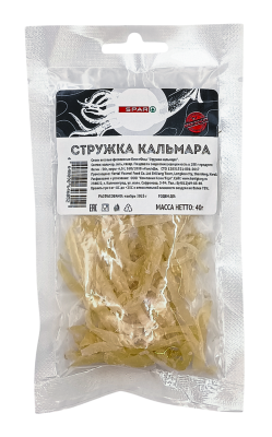 Стружка кальмара SPAR 40г