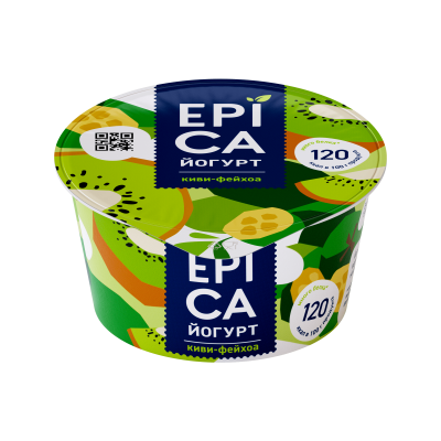Йогурт Эпика Киви/Фейхоа 4,8% 130г БЗМЖ